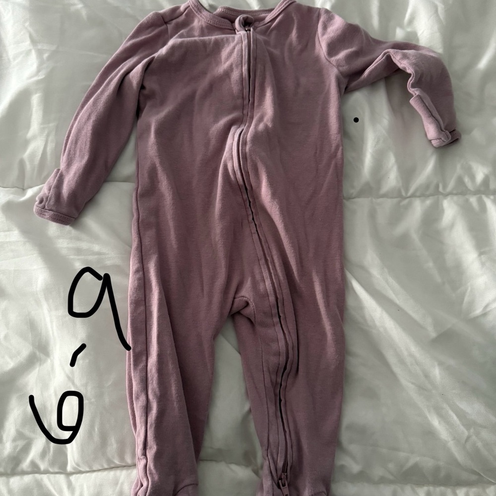 Cozy Kids One Piece in Purple